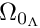 $ \Omega_{0_\Lambda} $